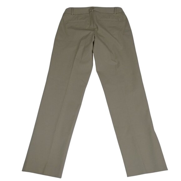 Talbots Women Slimming Heritage Khaki Beige Pants Size 4 Stretch Slim Leg NEW - Picture 4 of 14